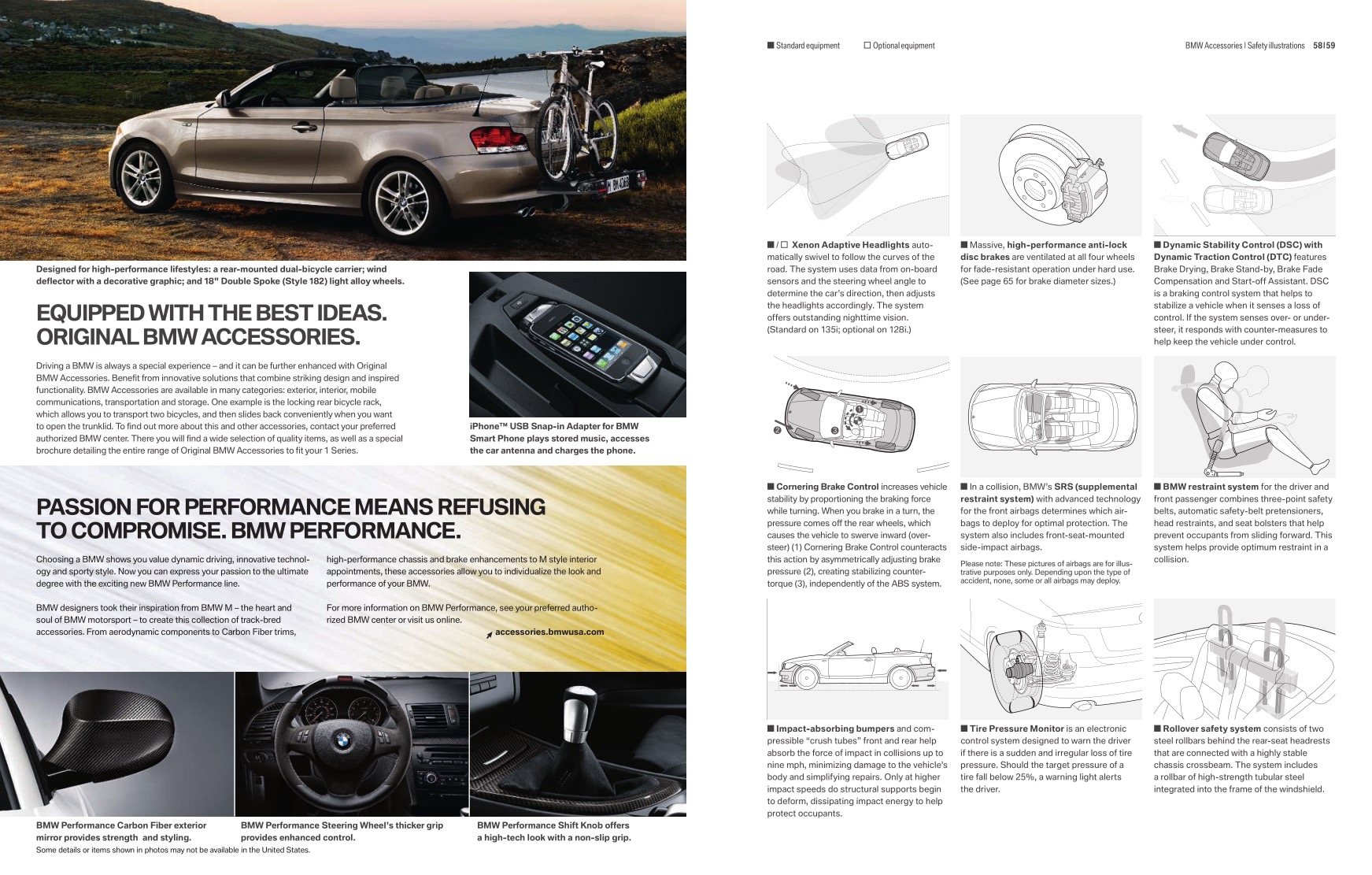 2011 BMW 1-Series Convertible Brochure Page 5